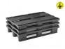 ANTISTATIC NESTABLE EURO PALLET WITH RUNNERS