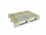 REINFORCED HYGIENIC INDUSTRIAL PALLET WITH 3 RUNNERS