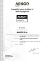 Certificat du système de traçabilité de la gestion des déchets