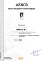 Certificat du système de gestion de R&D